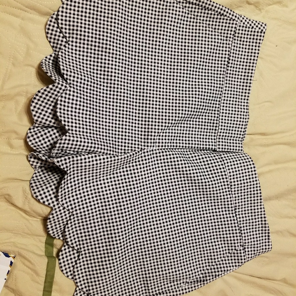 Crown and Ivy Gingham Shorts